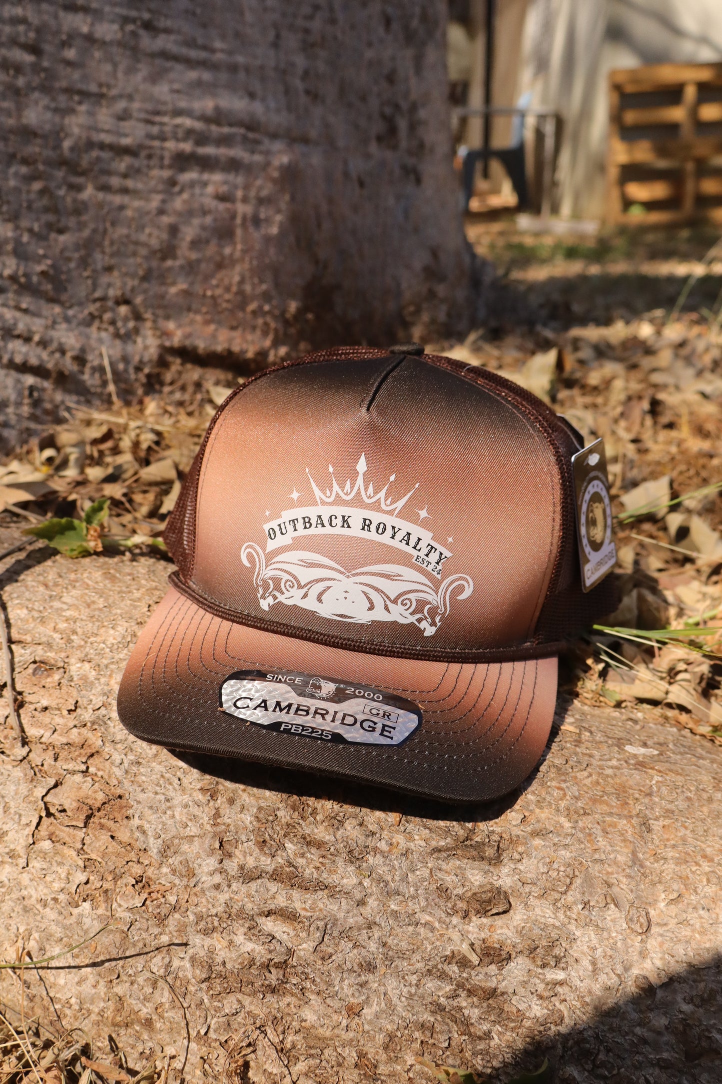 Royal Gradient Brown Cap
