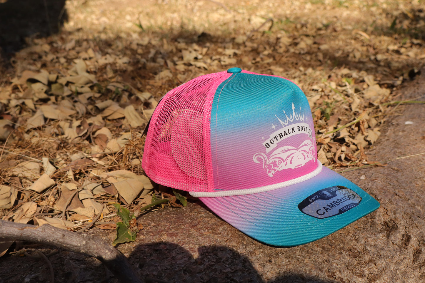 Royal Gradient Pink Trucker Cap
