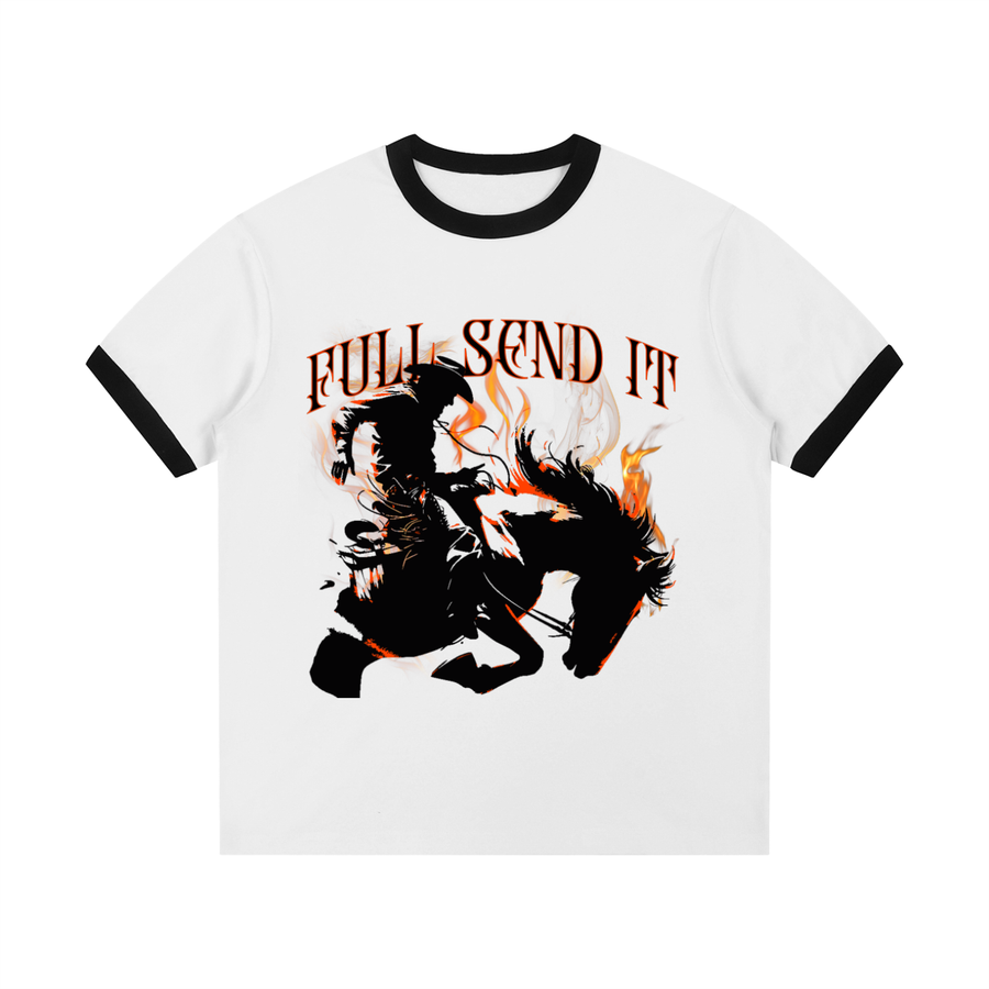 Contrast Full Send It | Crewneck T-Shirt