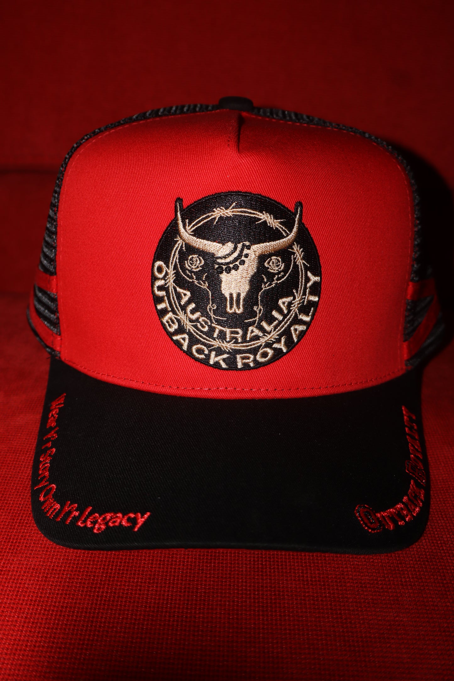 Royalty Red Signature Trucker Cap