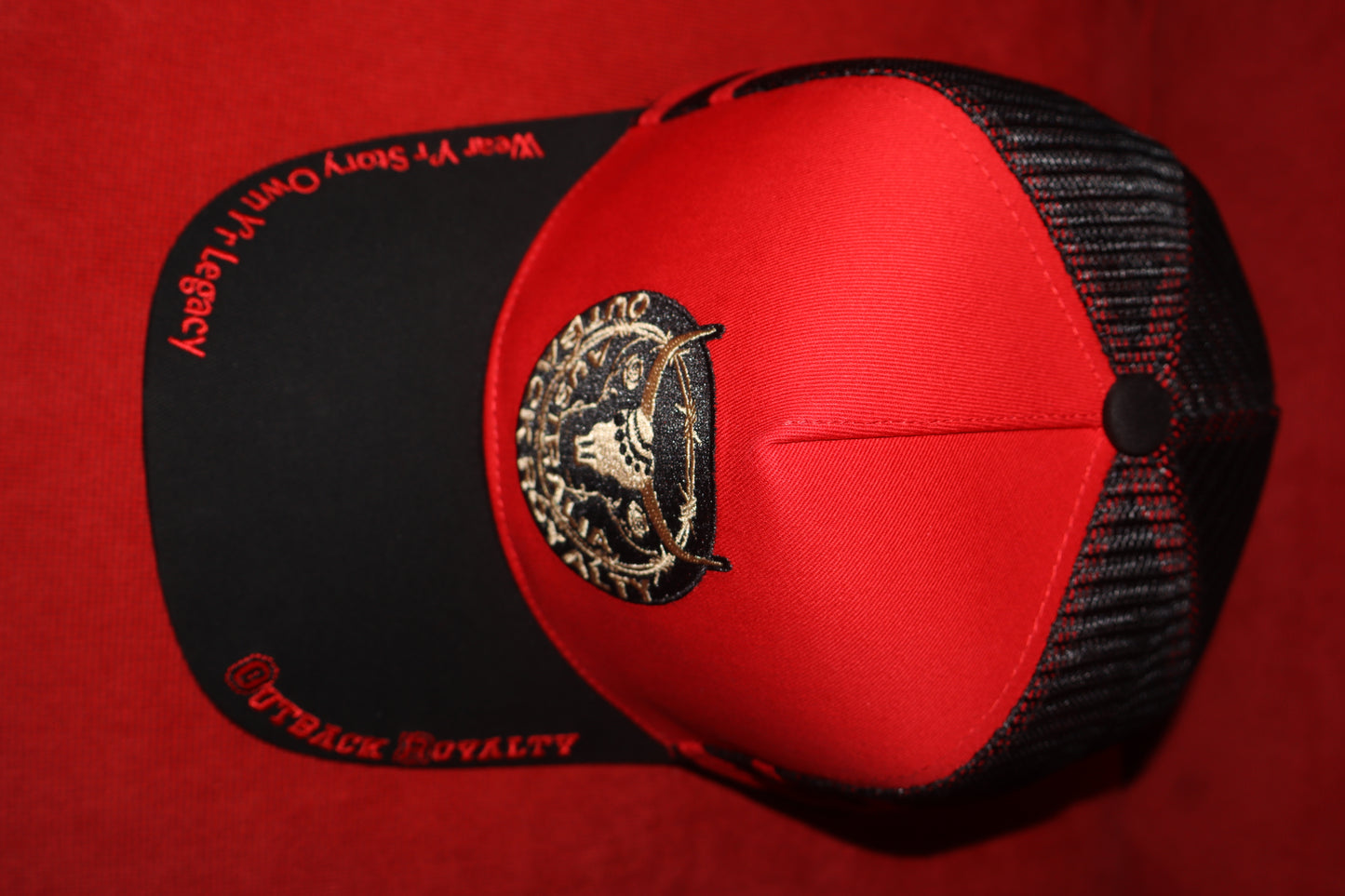 Royalty Red Signature Trucker Cap
