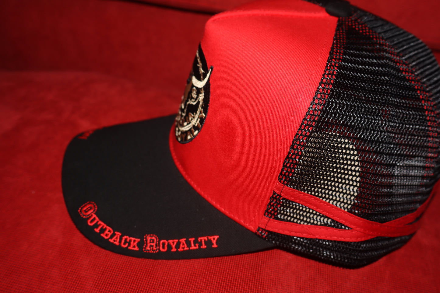 Royalty Red Signature Trucker Cap