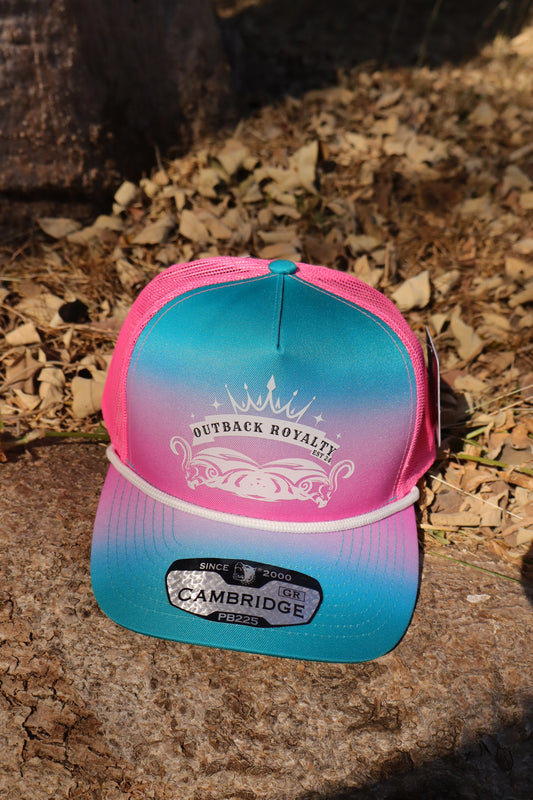 Royal Gradient Pink Trucker Cap