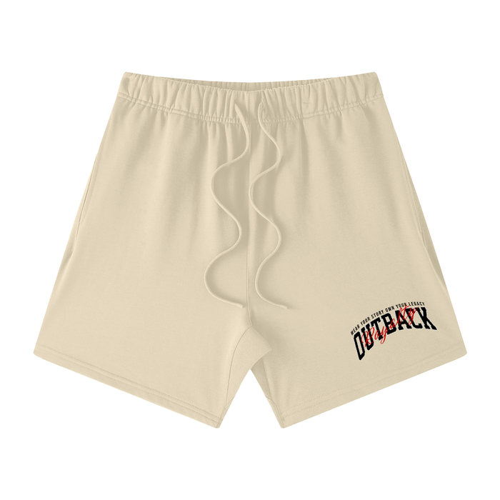 Unisex Earth Tone Loose Fit Cotton Shorts