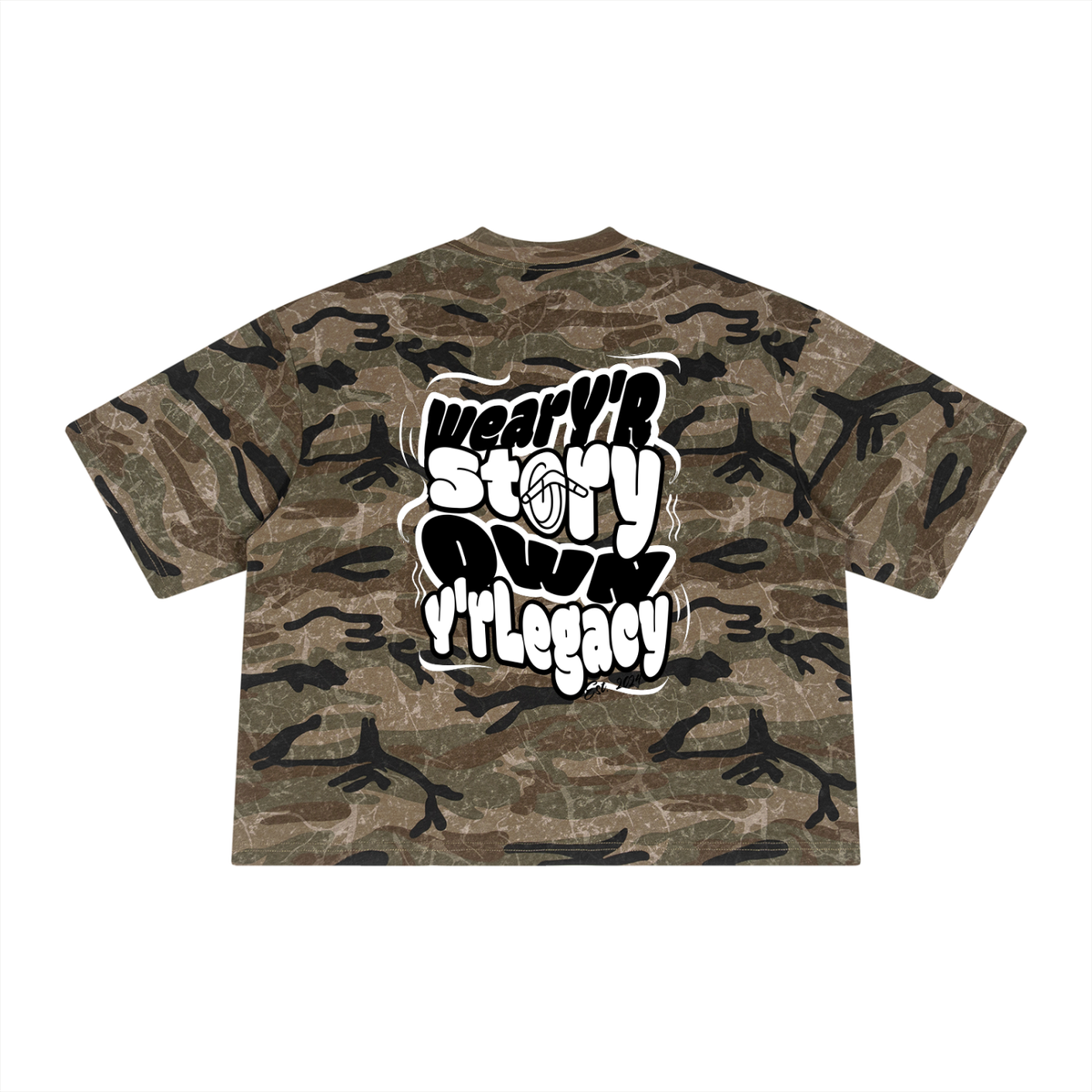 WYSOYL Boxy Camo Tee